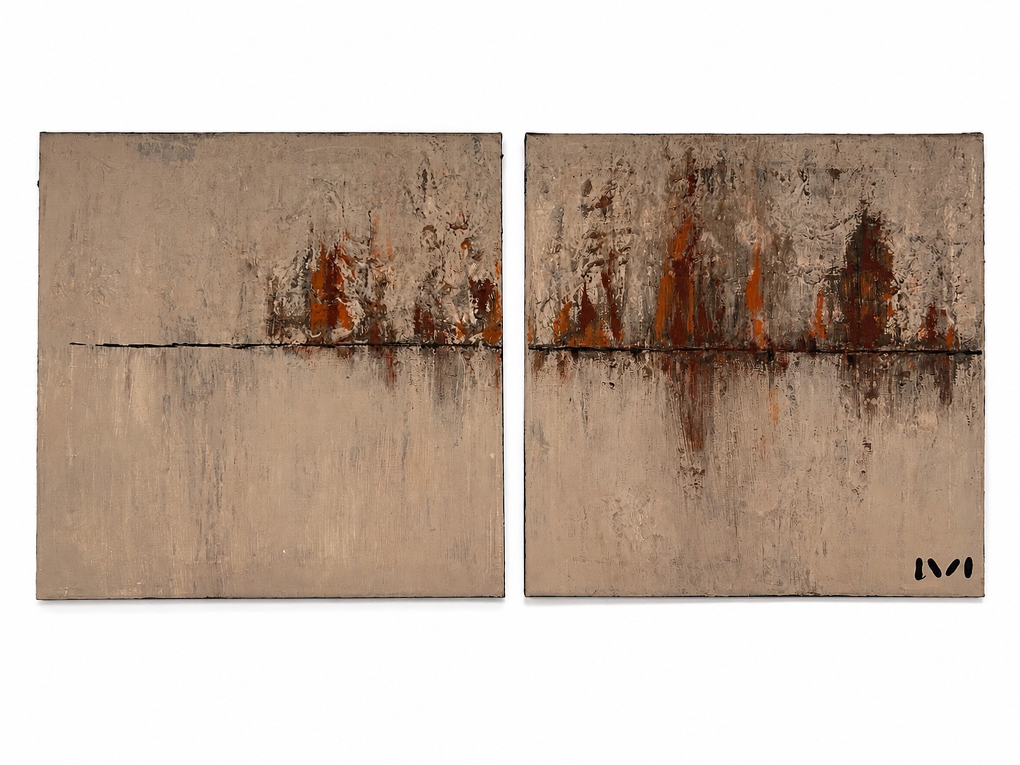 Pintura de la serie Resonancias